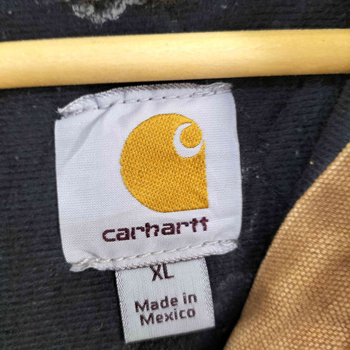 カーハート Carhartt 2014年製 メキシコ製 アクティブジャケット 企業刺繍 メンズ import:XL